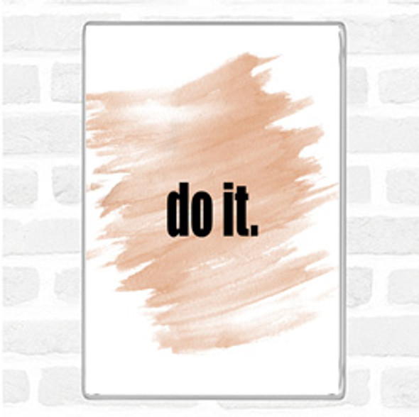 Watercolour Do It Small Quote Jumbo Fridge Magnet