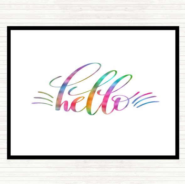 Hello Quote Mouse Mat Pad