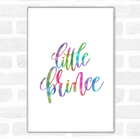 Little Prince Rainbow Quote Jumbo Fridge Magnet