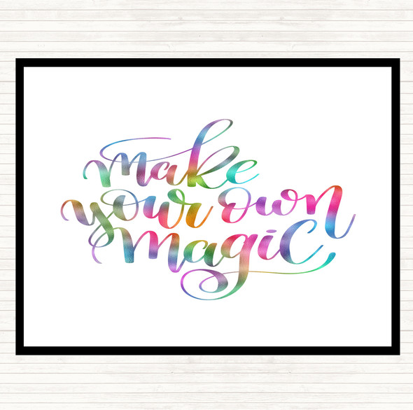 Make Your Own Magic Rainbow Quote Mouse Mat Pad