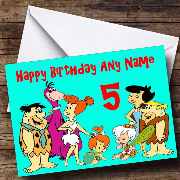 The Flintstones Personalised Birthday Card
