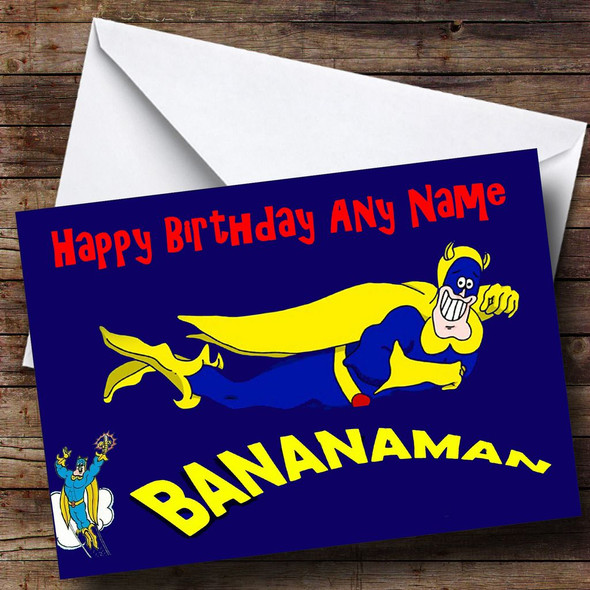 Bananaman Personalised Birthday Card