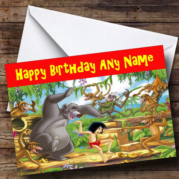 The Jungle Book Personalised Birthday Card