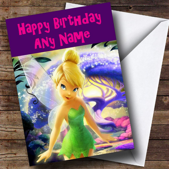 Tinkerbell Fairy Personalised Birthday Card