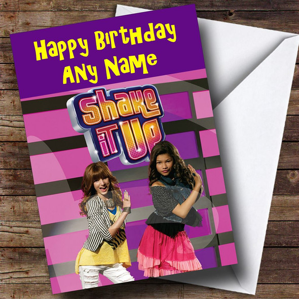 Shake It Up Personalised Birthday Card