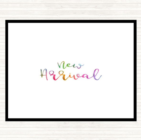 New Arrival Rainbow Quote Mouse Mat Pad