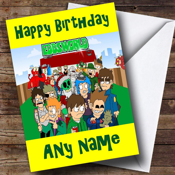 Eddsworld Personalised Birthday Card