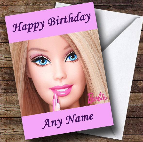 Barbie Personalised Birthday Card