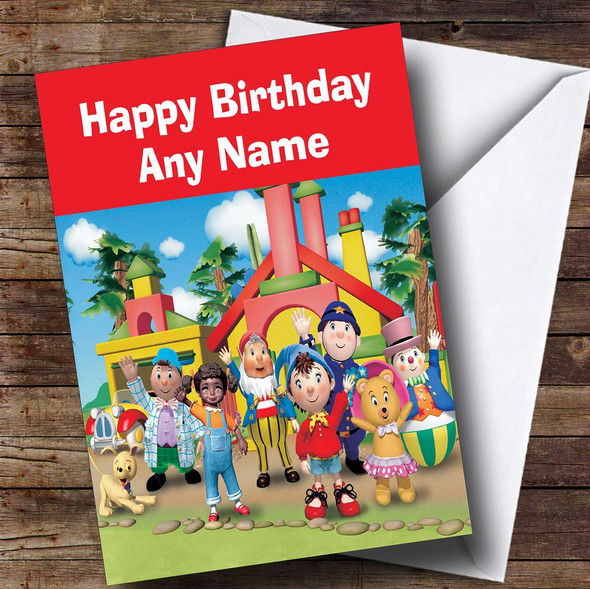 Noddy And Friends  Personalised Children's Birthday Card