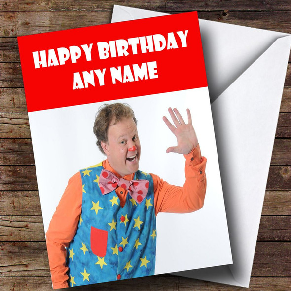 Mr Tumble Red  Personalised Children's Birthday Card