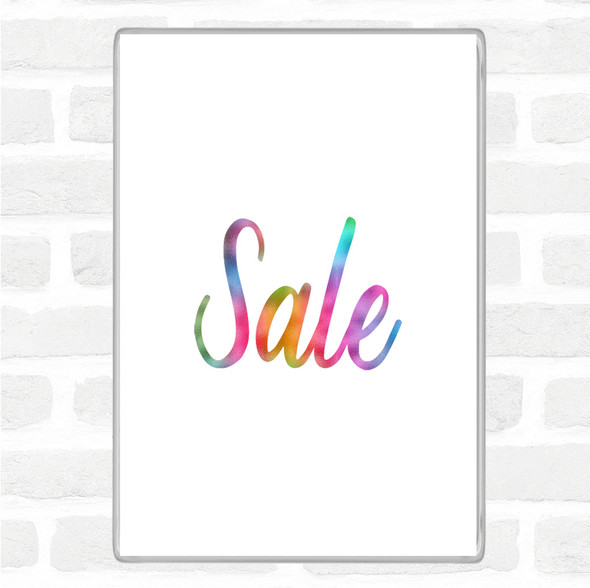 Sale Rainbow Quote Jumbo Fridge Magnet