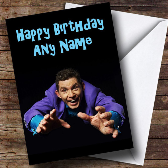 Lee Evans Personalised Birthday Card