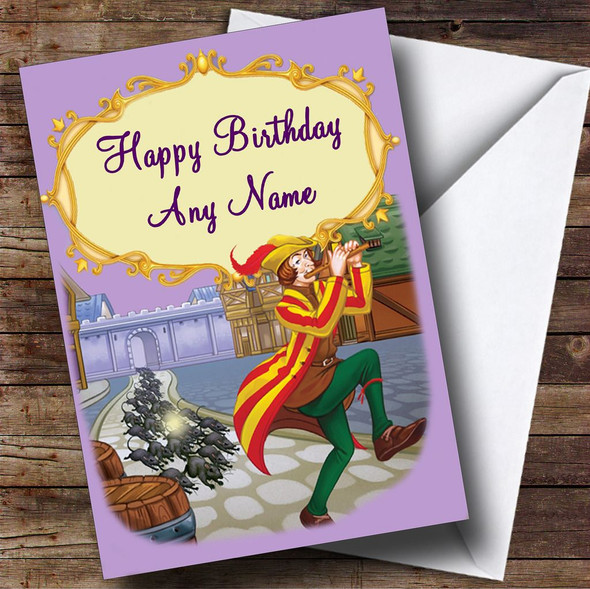 The Pied Piper Personalised Birthday Card