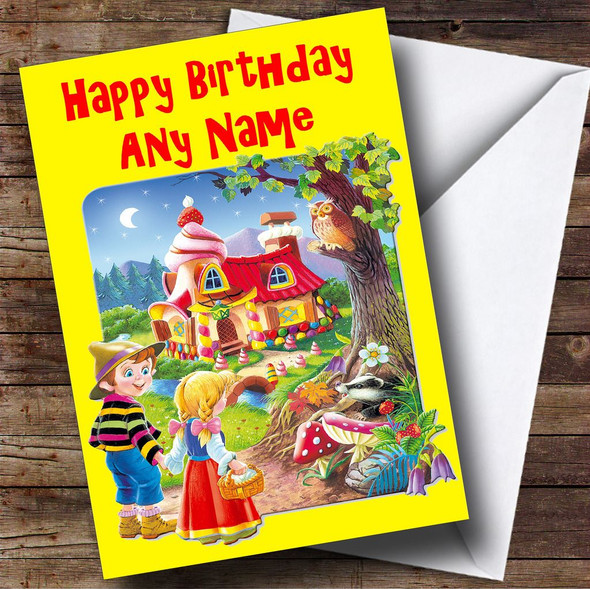 Hansel & Gretel Personalised Birthday Card