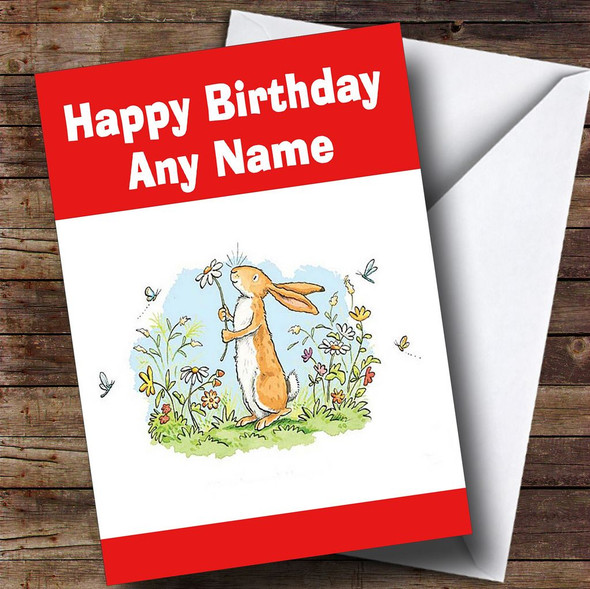 Guess How Much I Love You  Personalised Children's Birthday Card