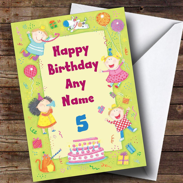 Fun Party Presents Personalised Children's Birthday Card