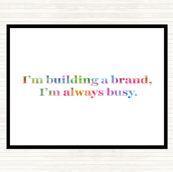 Building A Brand Rainbow Quote Mouse Mat Pad