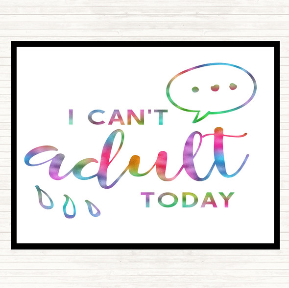 Cant adult Rainbow Quote Mouse Mat Pad