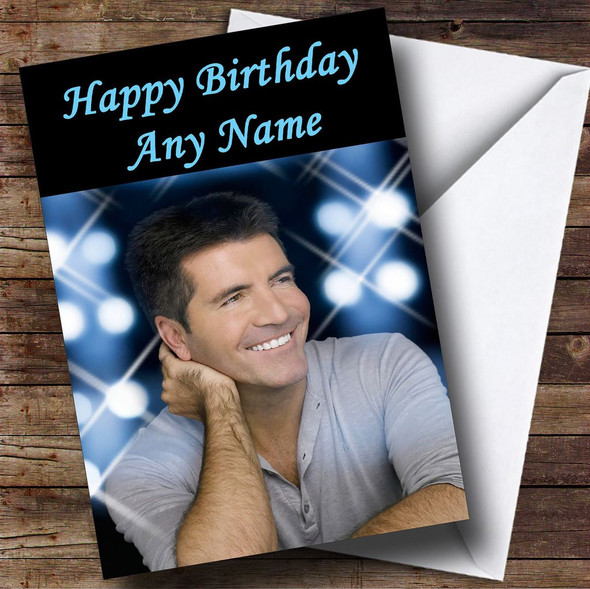 Simon Cowell Personalised Birthday Card