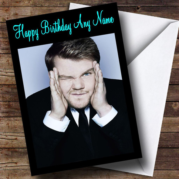 James Corden Personalised Birthday Card