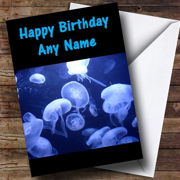 Jellyfish Personalised Birthday Card