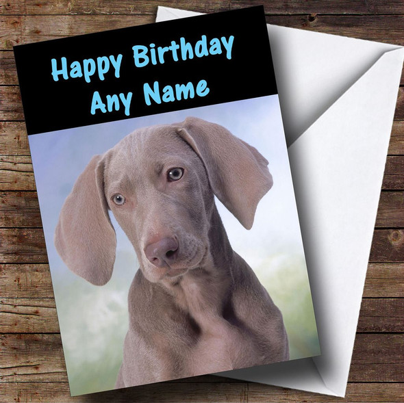 Ariege Pointer Dog Personalised Birthday Card