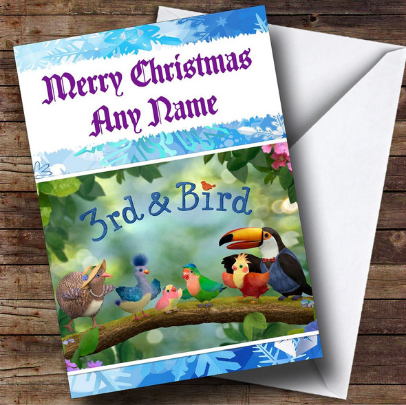 3Rd And Bird Personalised Christmas Card