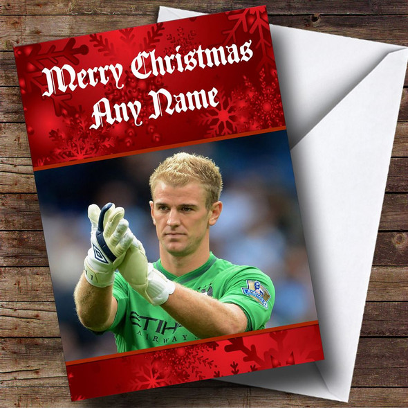 Joe Hart Personalised  Christmas Card