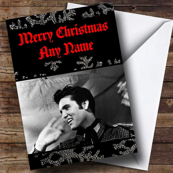 Elvis Presley Personalised Christmas Card