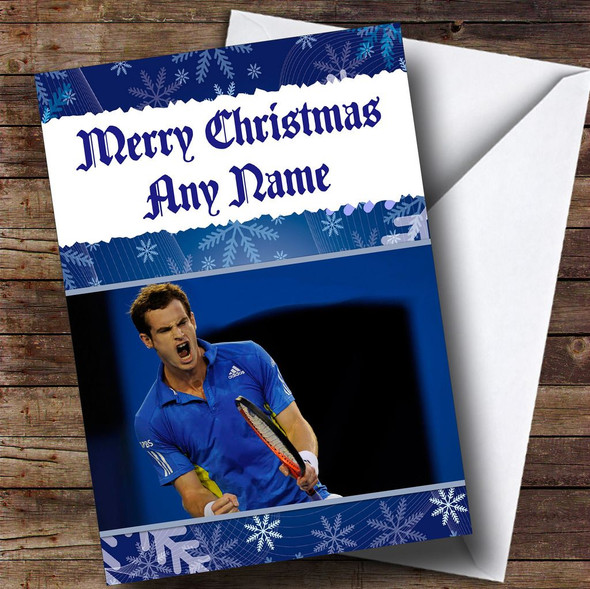 Andy Murray Personalised  Christmas Card