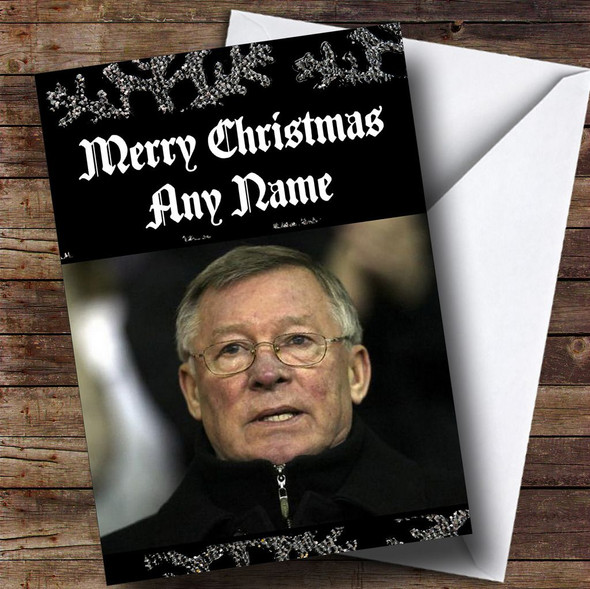 Alex Ferguson Personalised  Christmas Card