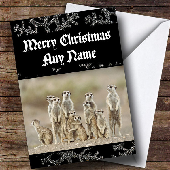 Meerkat Personalised Christmas Card