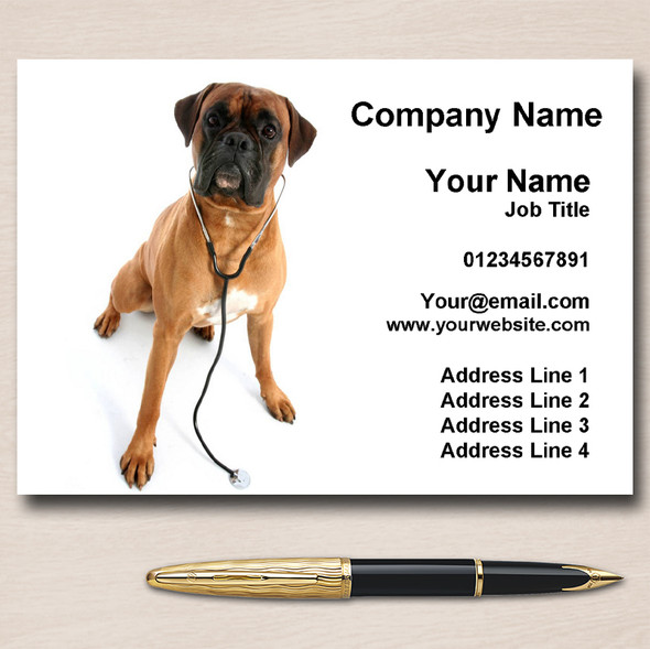 Veterinary Vet Animal Personalised Business Cards