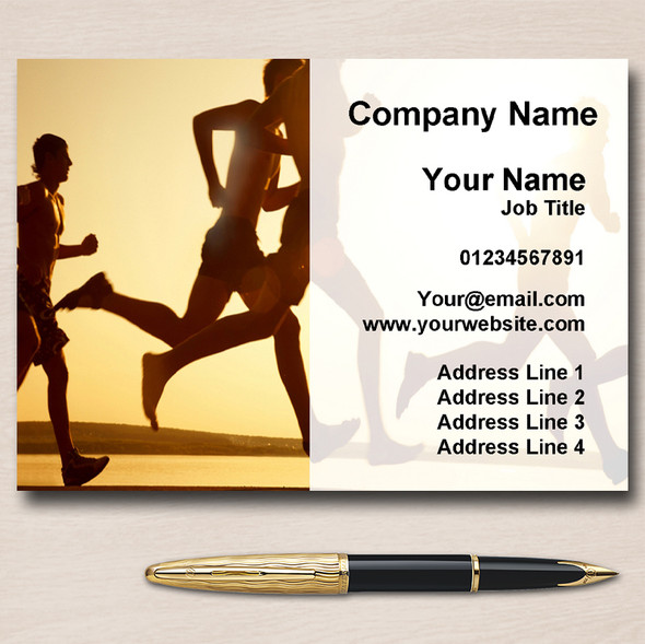 Personal Fitness Trainer Gym Personalised Business Cards