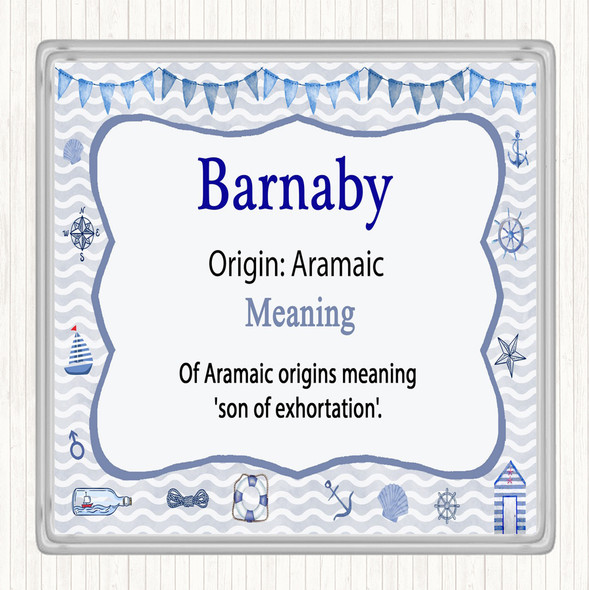 Barnaby Name Meaning Nautical Certificate The Card Zoo