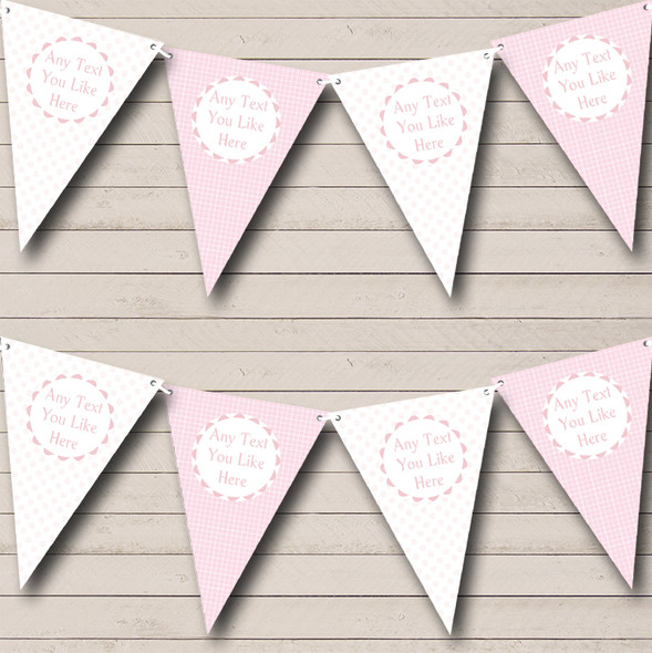 Girl Pink And White Welcome Home New Baby Bunting