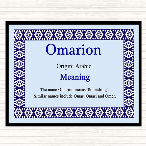 The name omar deals what does it mean