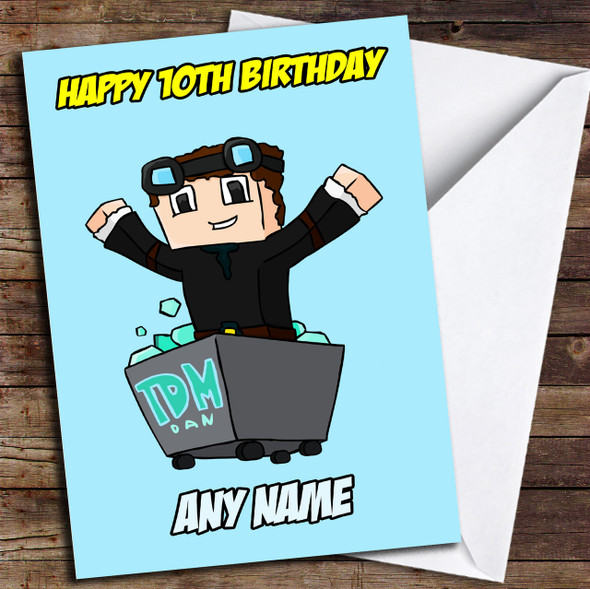 Dan TDM Personalised Birthday Card