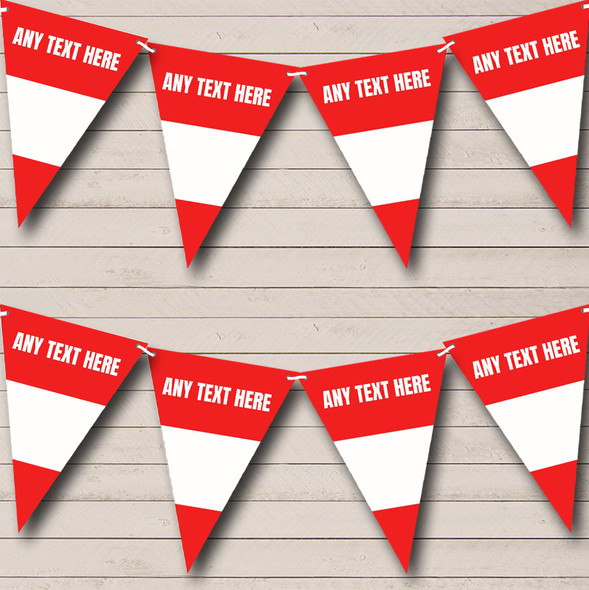 Austrian Flag Austria Personalised Carnival, Fete & Street Party Bunting