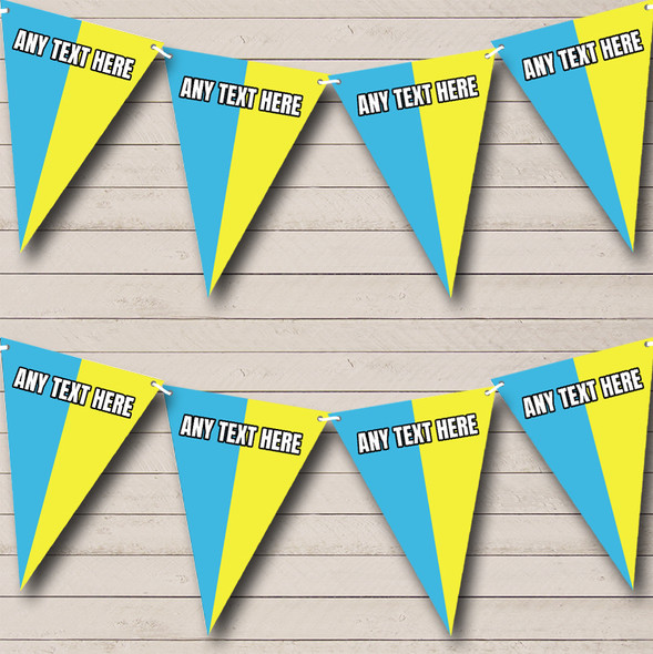 Ukraine Flag Personalised Carnival, Fete & Street Party Bunting