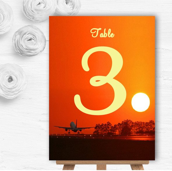 New York Personalised Wedding Table Number Name Cards