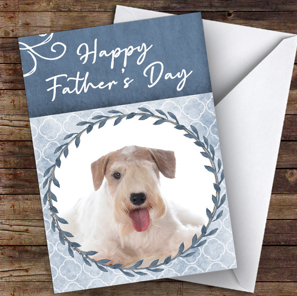 Sealyham Terrier Dog Traditional Animal Personalised Father's Day Card