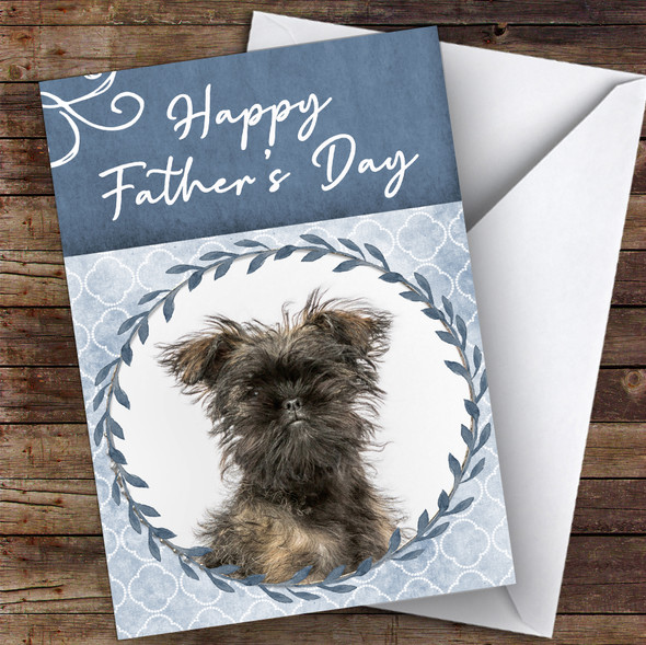 Affenpinscher Dog Traditional Animal Personalised Father's Day Card