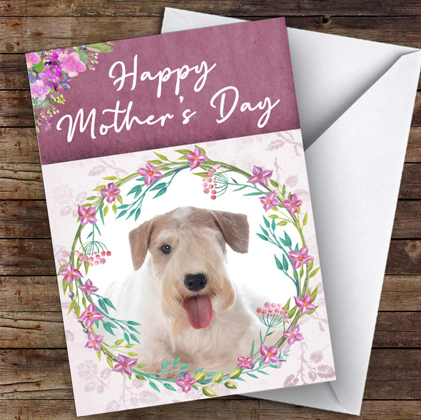 Sealyham Terrier Dog Traditional Animal Personalised Mother's Day Card