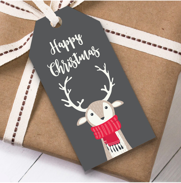 Modern Reindeer Christmas Gift Tags