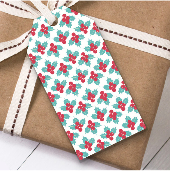 Bright Holly Christmas Gift Tags
