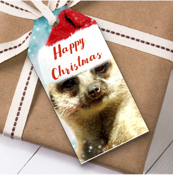 Meerkat Christmas Gift Tags
