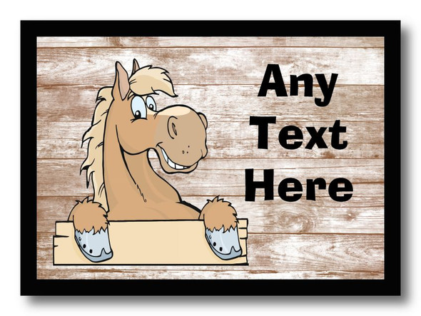 Palomino Horse Shabby Personalised Dinner Table Placemat