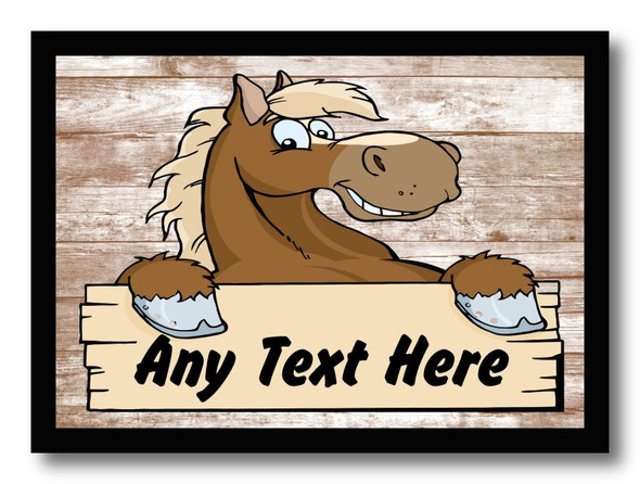 Cartoon Horse Personalised Dinner Table Placemat