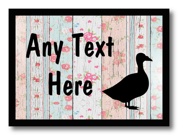 Goose Shabby Wood Personalised Dinner Table Placemat